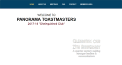 Desktop Screenshot of panoramatoastmasters.org