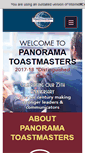 Mobile Screenshot of panoramatoastmasters.org